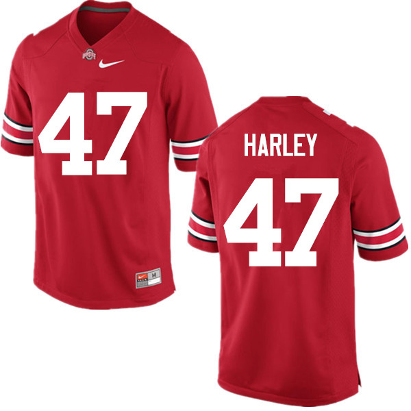 Ohio State Buckeyes #47 Chic Harley College Football Jerseys Game-Red